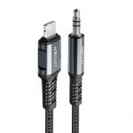 Acefast Audio Cable Mfi Lightning 3.5Mm Mini Jack (male) 1.2M, Aux Gray (C1-06 Deep Space Gray)