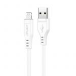 Acefast Mfi usb Cable Lightning 1.2M, 2.4A White (C3-02 White)
