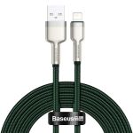 Baseus Cafule Series Metal Data Cable usb Lightning 2.4A 2 M Green (Caljk-B06)