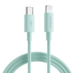Joyroom Durable usb Type C Lightning Cable para Fast Charging / Data Transmission 20W 0.25M Green (S-02524M13)