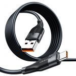 Joyroom usb Cable usb Type C para Fast Charging / Data Transmission 6A 1M Black (S-1060M12)