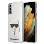 Karl Lagerfeld Hardcase Karl's Head Samsung Galaxy S21 Plus Transparent
