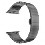 Pulseira de Aço Inoxidável Apple Watch 38 , 40mm - Compatível com Apple Watch 3 , 4 , 5 , 6 , Se (preto) - 48011