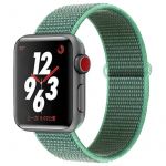 Pulseira de Nylon Apple Watch 42 , 44mm - Compatível com Apple Watch 3 , 4 , 5 , 6 , Se (verde) - 58102