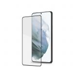 Celly Protetor de ecrã de vidro temperado 2'5D com borda preta para Samsung Galaxy S22+