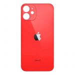 [c530fdec3c] Tampa Traseira de Substituição em Vidro para iphone 12 Vermelha