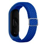 Bracelete Solo Nylon Com Fivela Ajustável para Xiaomi Mi Band 5 / Mi Smart Band 5 - Blue Escuro - 7427285740286