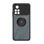 Capa Traseira com Anel Magnetico Proteção Camara para Xiaomi Poco X4 Pro 5G Black - 7427285739693