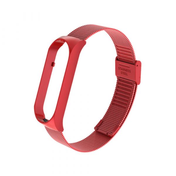 Bracelete Xiaomi Mi Band A O Inoxid Vel Vermelho Kx Wrist