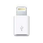 New Mobile Adaptador Micro USB para Apple Lightning White
