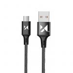 Cabo Wsky USB para Micro USB 2,4A 2m Black