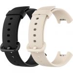 4-OK Pack Braceletes para Xiaomi Redmi Watch 2 Lite 2 Uni. Black / Bege