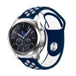 Bracelete Sportystyle para Xiaomi Poco Watch - Azul Escuro / Branco