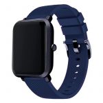 Bracelete Smoothsilicone com Fivela para Xiaomi Poco Watch - Azul Escuro