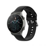Bracelete Silicone Com Fivela para Samsung Watch GT 3 Pro - 43mm Black - 7427285749968