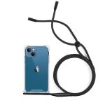 Capa de Gel Transparente Antichoque com Cordão para iPhone 13 Mini