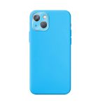 Capa de Silicone com Proteção de Câmera para iPhone 13 Mini Azul