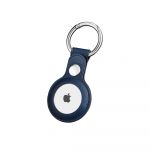 Porta-chaves em Pele AirTag Azul - IS93604