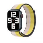 Apple Bracelete Loop Desportiva para Watch de 45 mm Branco Aveia / Limão