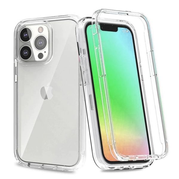 Capa Duplo Acrilico Para Iphone Pro Max Clear Kuantokusta