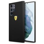 Ferrari Capa Fessihcs22Lbk S22 Ultra S908 Preto/preto On Track Silicone