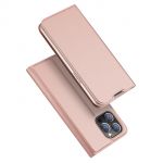 Dux Ducis Capa Couro Sintético Skin Pro Flip para iphone 14 Pro Rosa