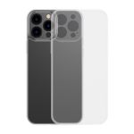 Baseus Capa de Vidro Fosco para iphone 13 Pro Max Dura com Moldura de Gel Transparente (Arws000802)