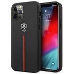 Ferrari Capa Feomshcp12Lbk iphone 12 Pro Max Preta/preto Off Track Couro Sintético Nylon Stripe