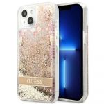 Guess Capa iphone 13 Mini Original Slim Dourado