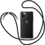 ICOVERI Capa + Cordão para iPhone 12 iPhone 12 Pro Clear Black