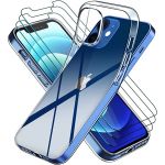 Pack Capa Silicone iPhone 12 Mini com 3 películas vidro temperado Transparente - 8434847061780
