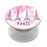 Popsockets Popgrip Smartphone com Função de Suporte Vídeo Design Love Paris - POP-PARIS