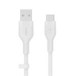 BOOST CHARGE Flex Cable USB-A a USB-C Silicone 1m White