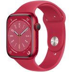 Apple Watch Series 8 GPS+Cellular 45mm Alumínio (Product)RED c/ Bracelete Desportiva RED