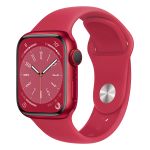 Apple Watch Series 8 GPS+Cellular 41mm Alumínio (Product)RED c/ Bracelete Desportiva RED