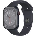 Apple Watch Series 8 GPS+Cellular 45mm Alumínio Meia-Noite c/ Bracelete Desportiva Meia-Noite