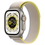 Apple Watch Ultra GPS+Cellular 49mm Titânio c/ Loop Trail Amarela/Bege - Medium/Large