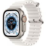 Apple Watch Ultra GPS+Cellular 49mm Titânio c/ Bracelete Ocean Branca