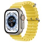 Apple Watch Ultra GPS+Cellular 49mm Titânio c/ Bracelete Ocean Amarela