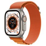 Apple Watch Ultra GPS+Cellular 49mm Titânio c/ Loop Alpine Orange - Large