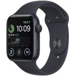 Apple Watch SE (2ª Geração) GPS 44mm Alumínio Meia-Noite c/ Bracelete Desportiva Meia-Noite