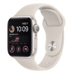 Apple Watch SE (2ª Geração) GPS 40mm Alumínio Luz das Estrelas c/ Bracelete Desportiva Luz das Estrelas
