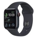 Apple Watch SE (2ª Geração) GPS+Cellular 40mm Alumínio Meia-Noite c/ Bracelete Desportiva Meia-Noite