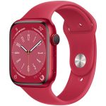 Apple Watch Series 8 GPS 45mm Alumínio (Product)RED c/ Bracelete Desportiva (Product)RED
