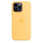 Apple Capa Silicone iPhone 14 Pro Max MagSafe Amarelo Solar