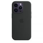 Apple Capa Silicone iPhone 14 Pro MagSafe Meia-Noite