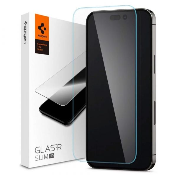 Película Spigen para iPhone 15 Pro - Glastr Slim HD