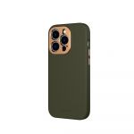 Moshi Capa Napa MagSafe para iPhone 14 Pro Army Green