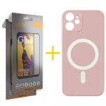 Accetel Pack 2x Película de Vidro Temperado Full + Capa Accetel iPhone 11 Compatível com Magsafe Magnetic Pink - 8434010338471