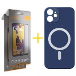 Accetel Pack 2x Película de Vidro Temperado Full + Capa Accetel iPhone 11 Compatível com Magsafe Magnetic Blue - 8434010338457